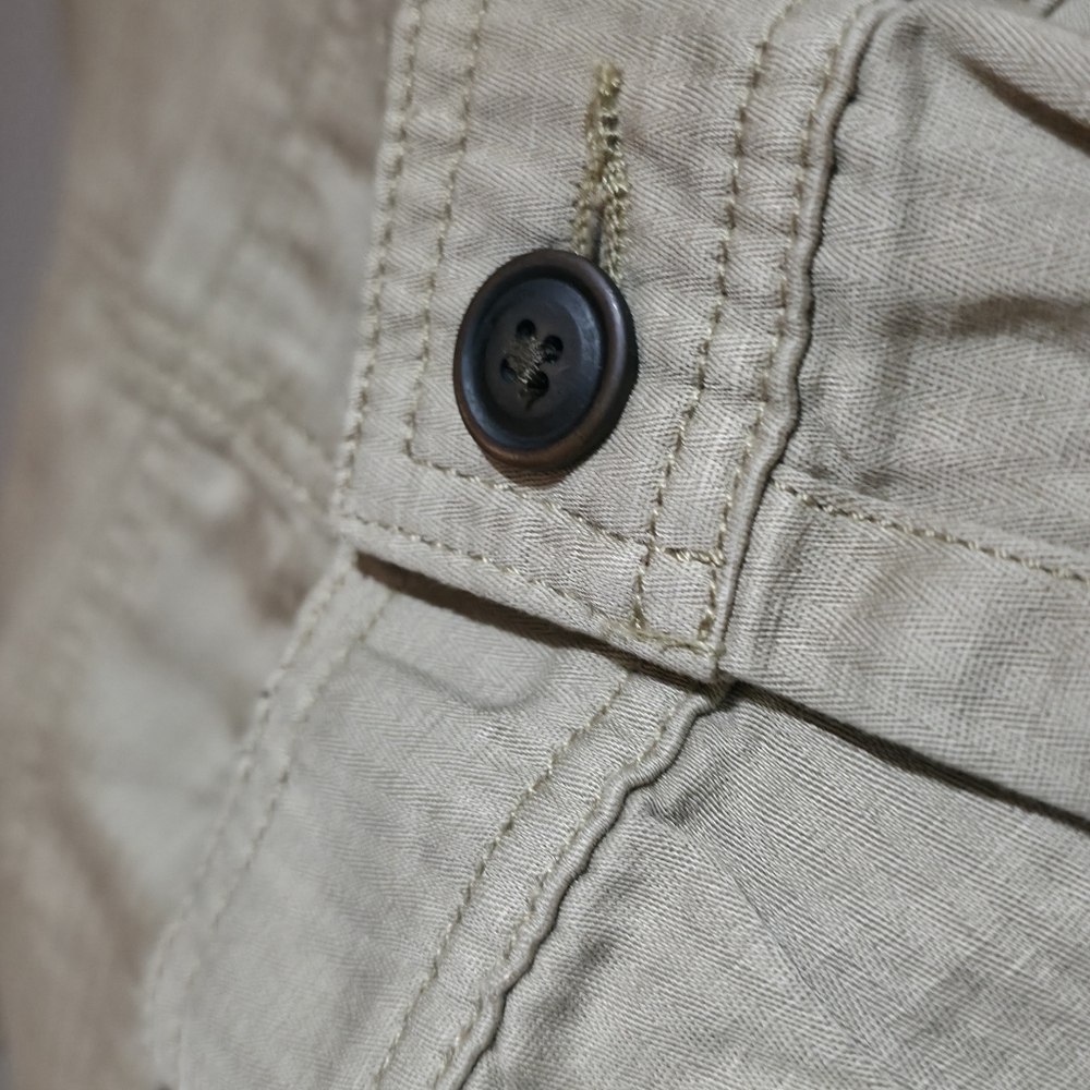 Beige Button-Up Jacket - Picture 5 of 9